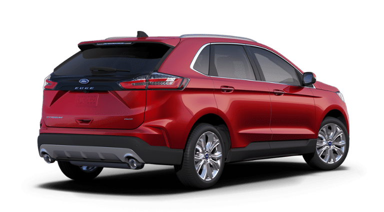 2021 Ford Edge Titanium Rapid Red, 2.0L EcoBoost® Engine | Cambrian ...